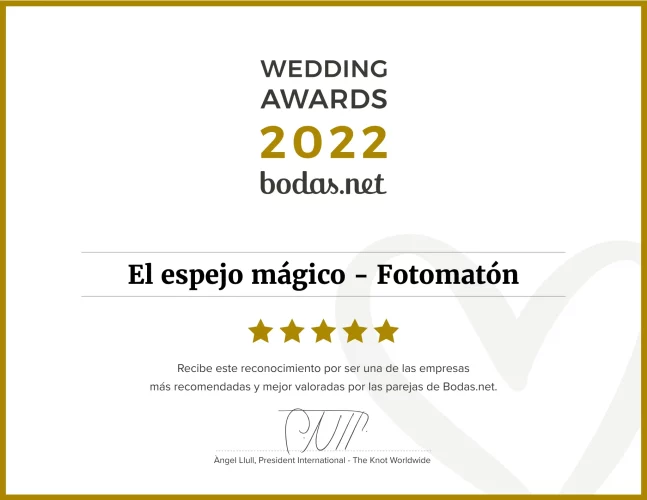 wedding awards 2022 espejo magico porrino producciones